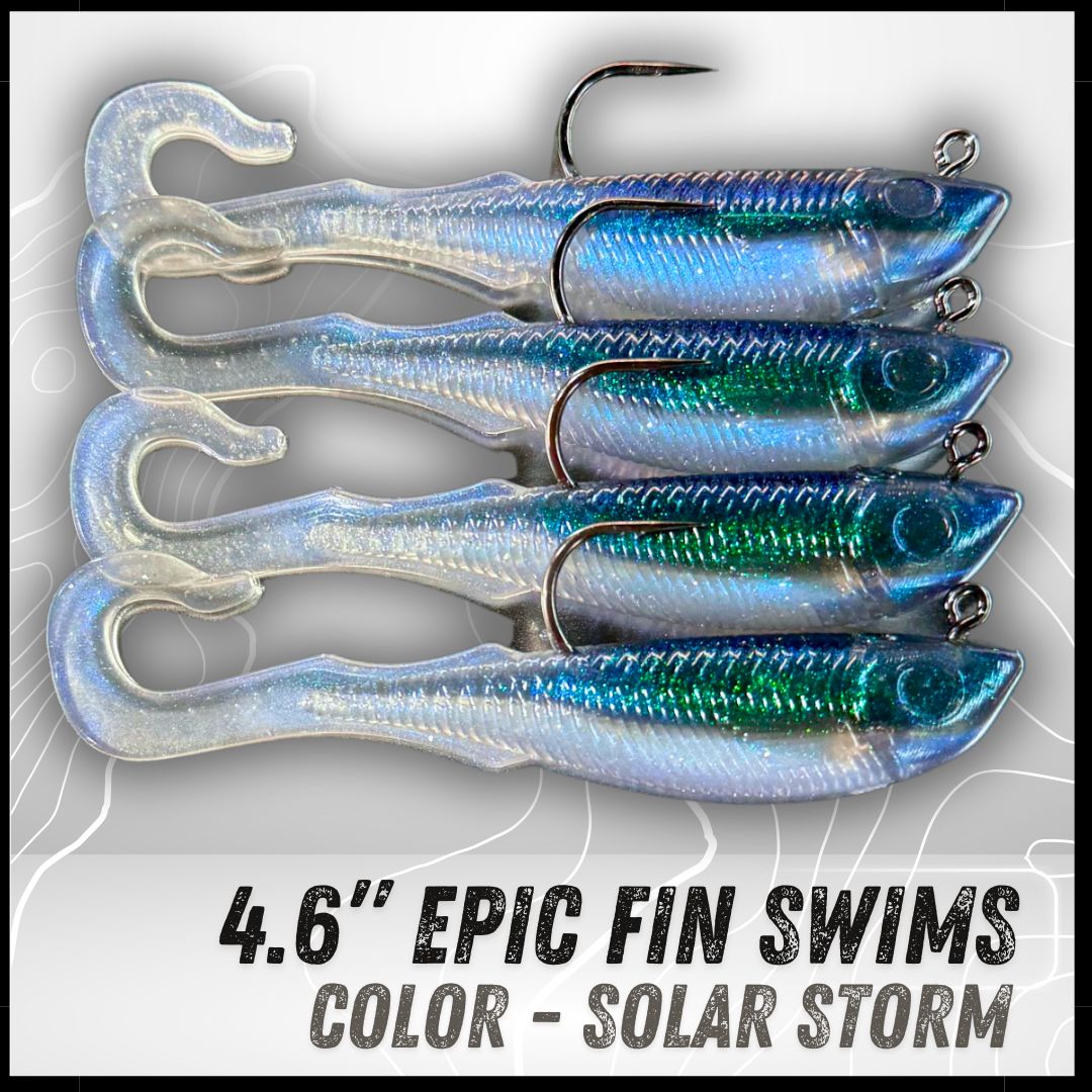 4PK 4.6" Fin Swim Swimbaits