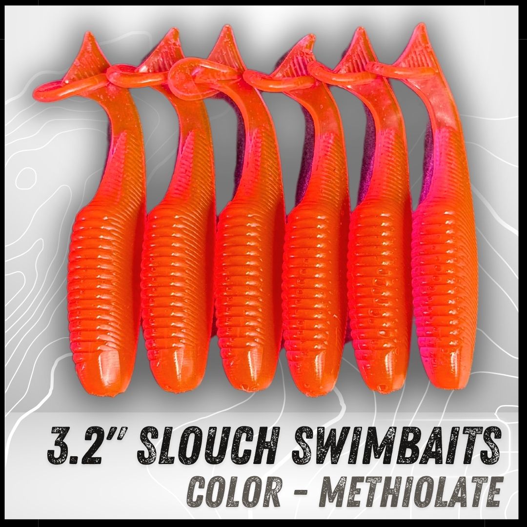 6PK 3.20” Epic Slouch Swimbaits