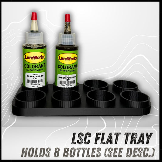 LSC Lureworks Flat Tray (8 Bottle) (2oz Liquid LW Bottles)