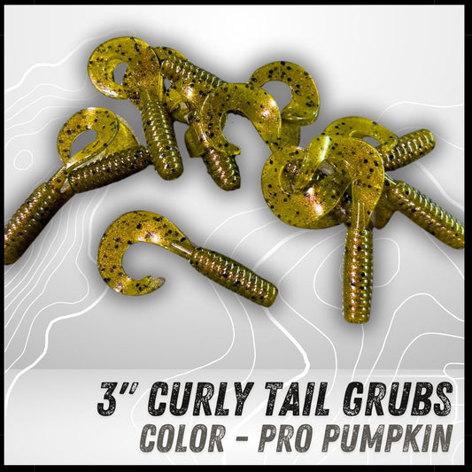 10PK 3.00” Epic Curly Tail Grub