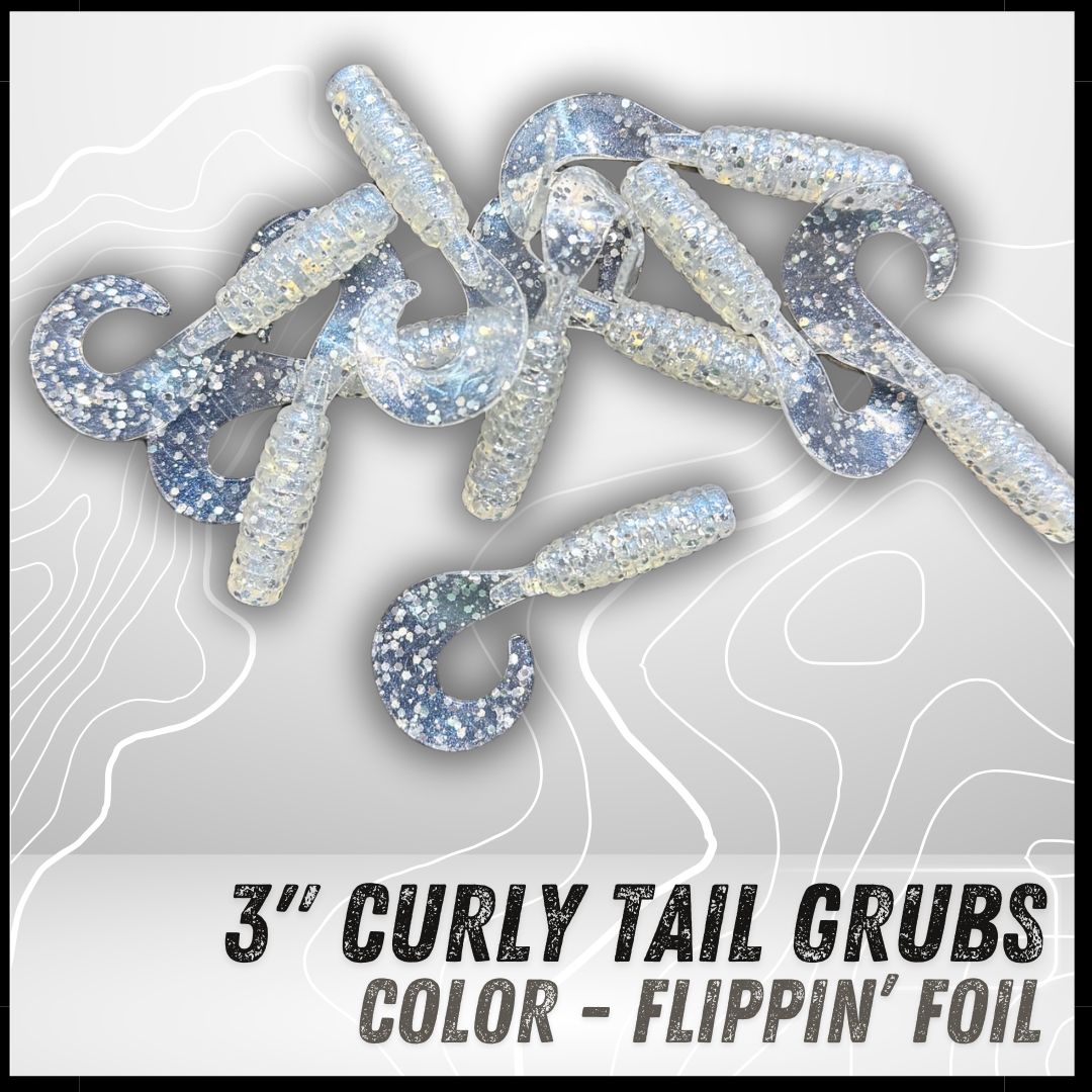 10PK 3.00” Epic Curly Tail Grubs