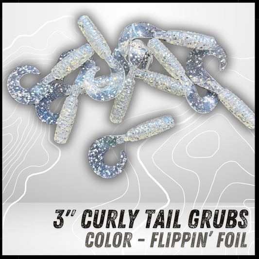 10PK 3.00” Epic Curly Tail Grubs