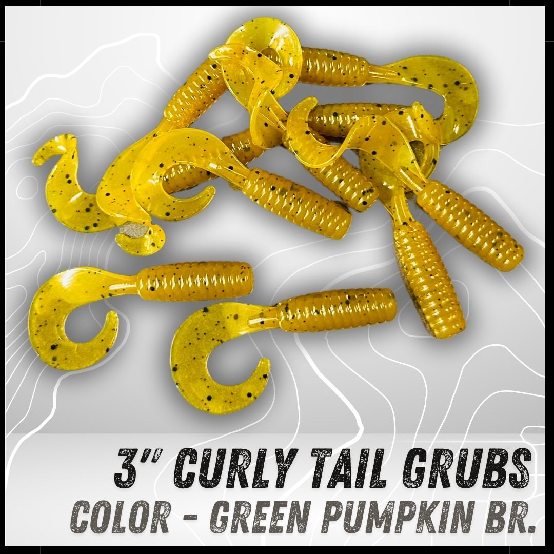 10PK 3.00” Epic Curly Tail Grub