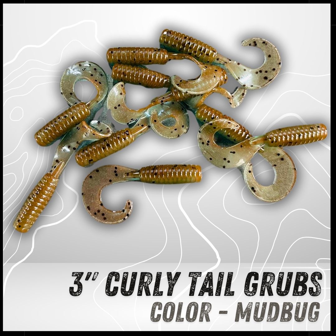 10PK 3.00” Epic Curly Tail Grubs