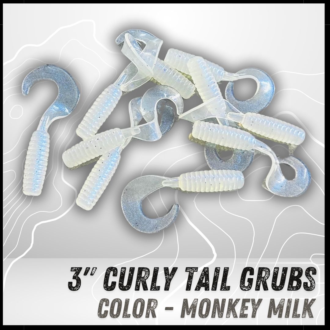 10PK 3.00” Epic Curly Tail Grubs