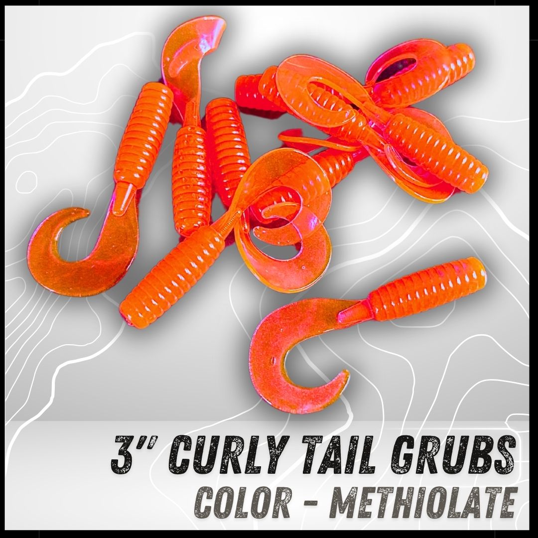 10PK 3.00” Epic Curly Tail Grubs