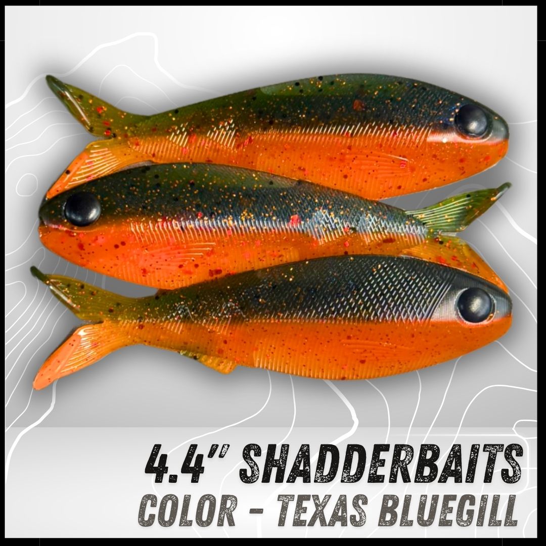 3PK 4.40" Epic Shadderbait Swimbaits