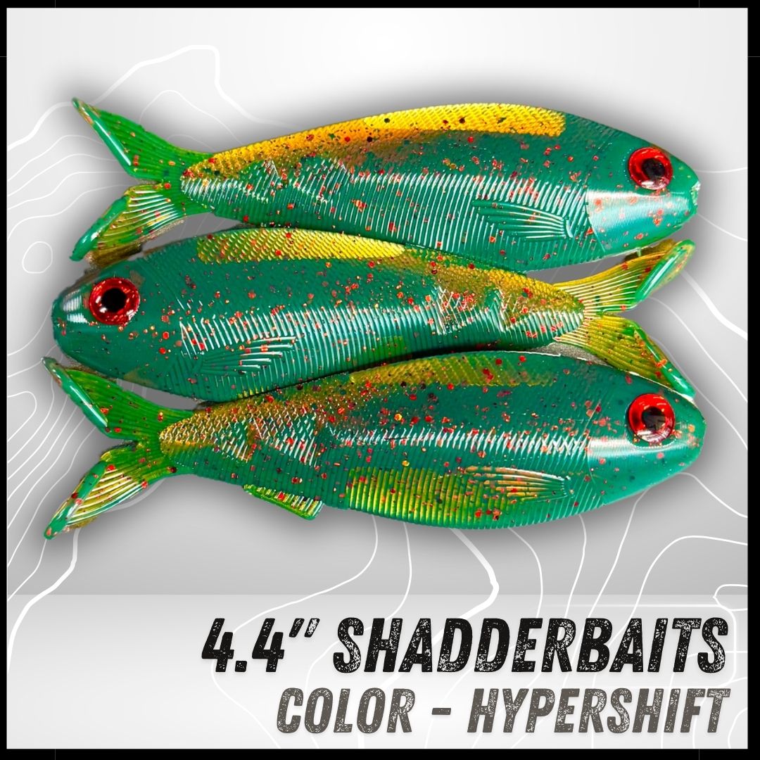 3PK 4.40" Epic Shadderbait Swimbaits