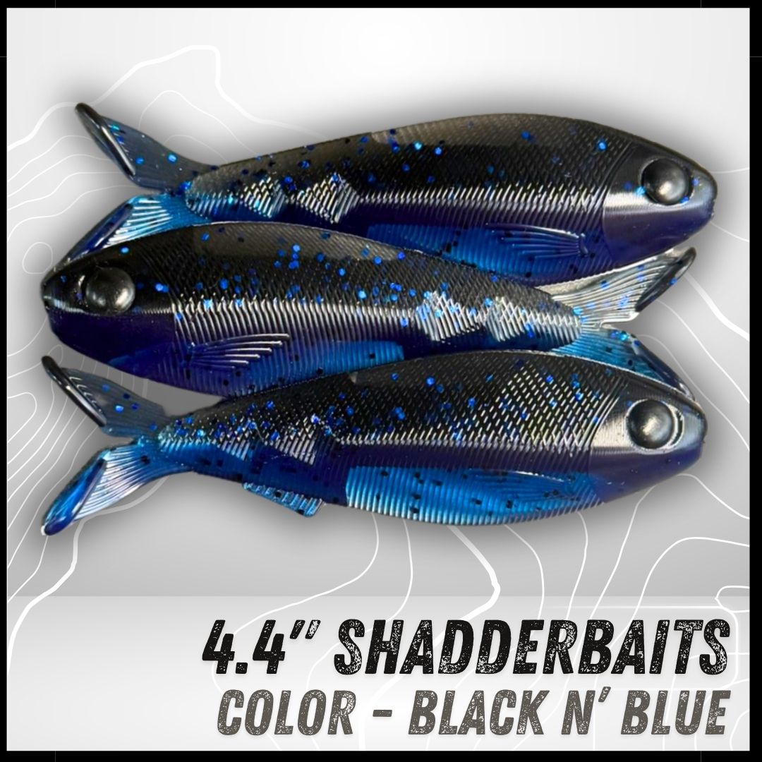 3PK 4.40" Epic Shadderbait Swimbaits