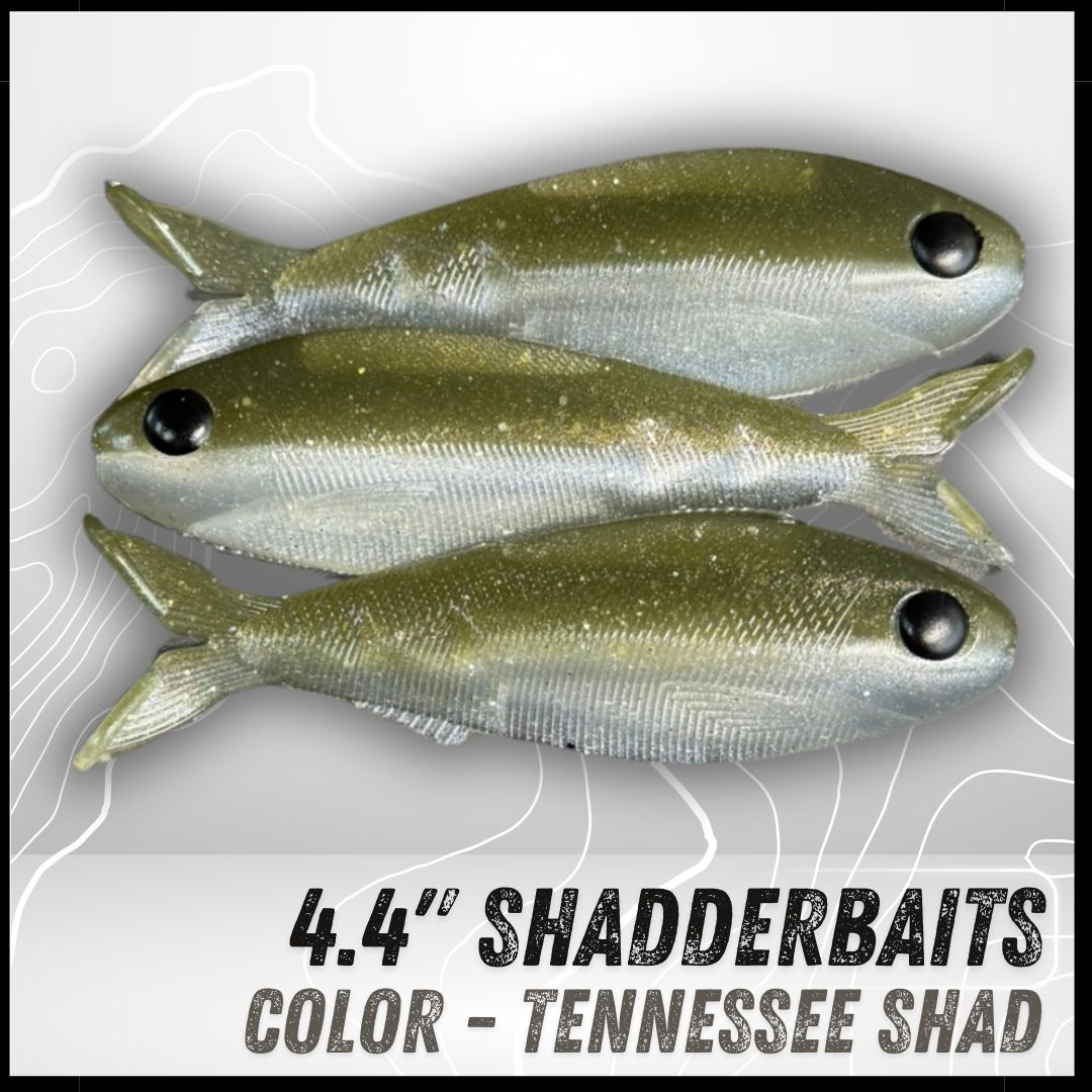 3PK 4.40" Epic Shadderbait Swimbaits