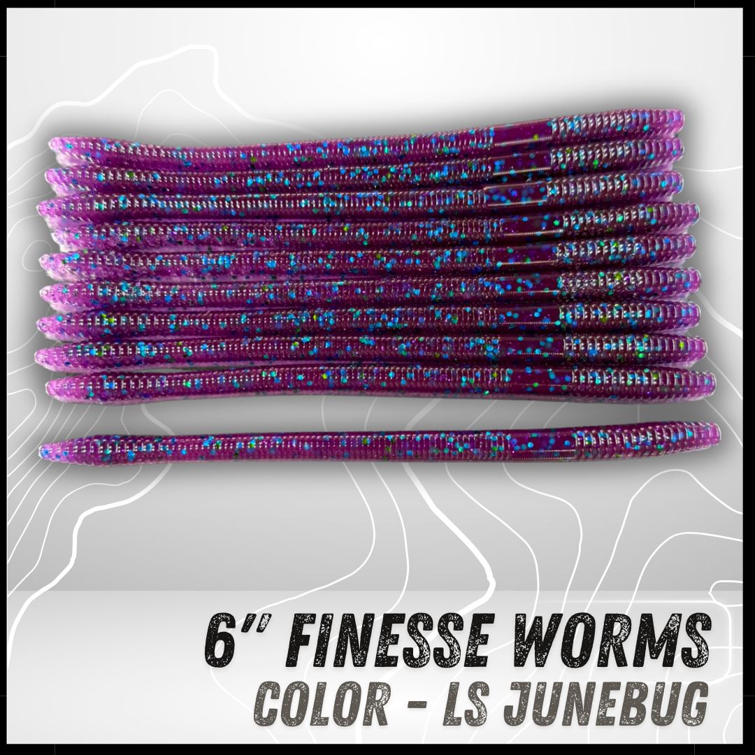 10PK 6" Epic Finesse Worms (Unsalted)
