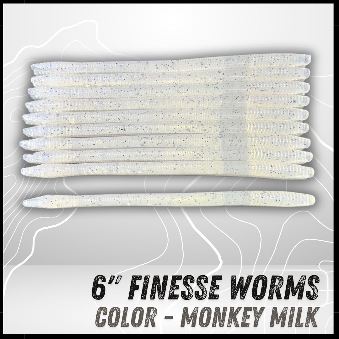 10PK 6" Epic Finesse Worms (Unsalted)