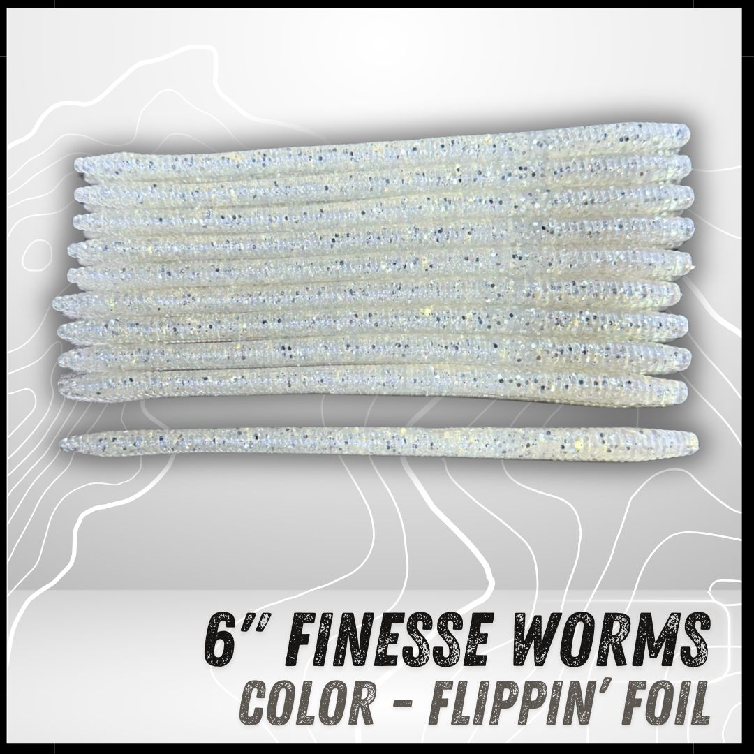 10PK 6" Epic Finesse Worms (Unsalted)