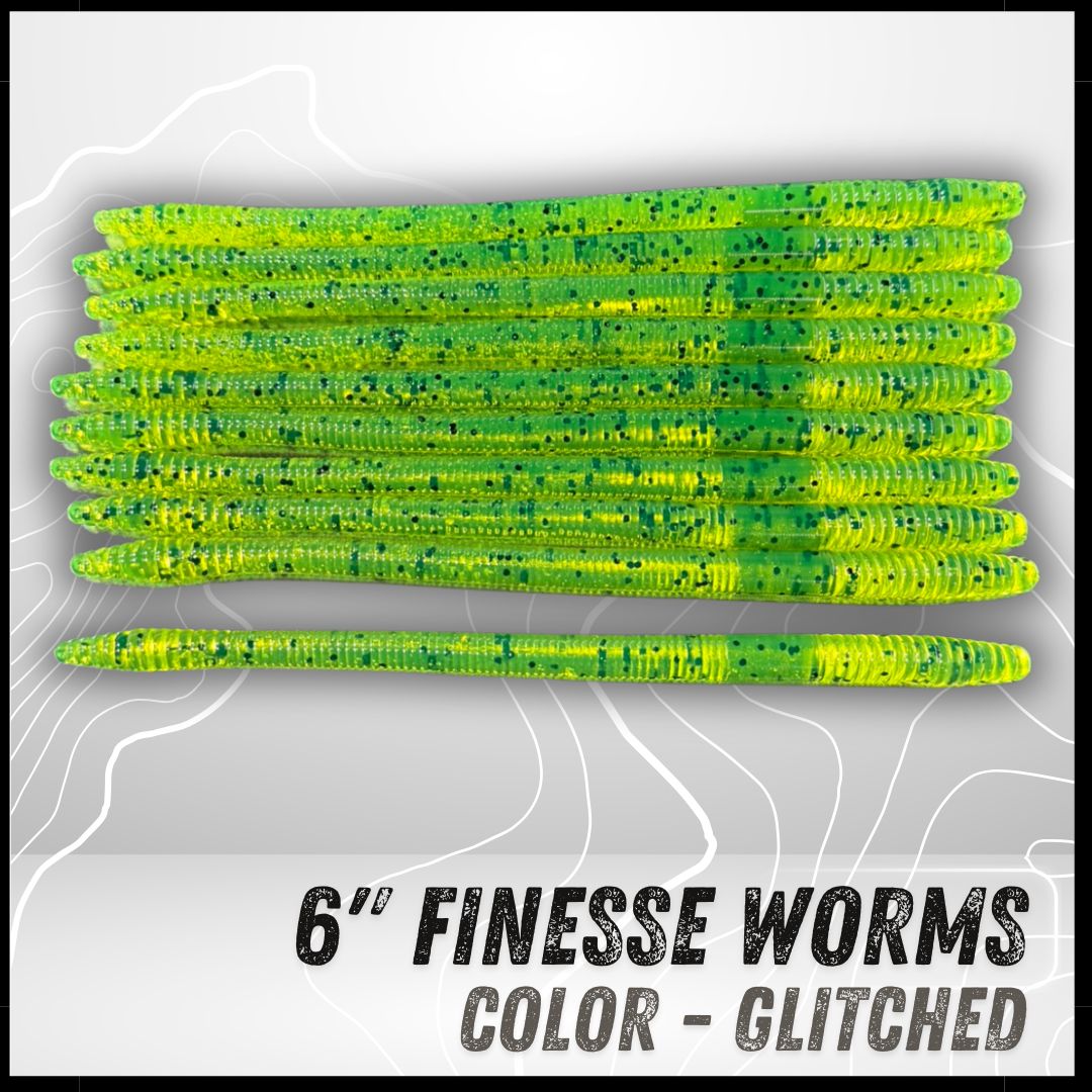 10PK 6" Epic Finesse Worms (Unsalted)