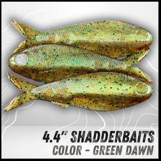 3PK 4.40" Epic Shadderbait Swimbaits