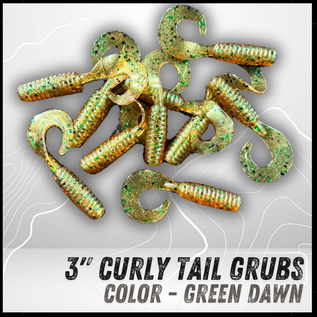 10PK 3.00” Epic Curly Tail Grubs