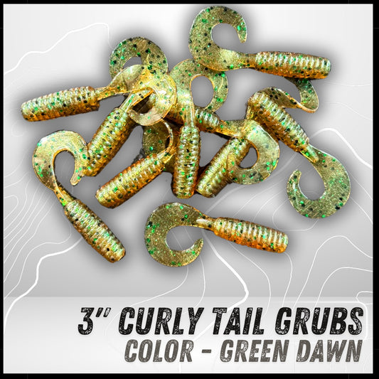 10PK 3.00” Epic Curly Tail Grubs