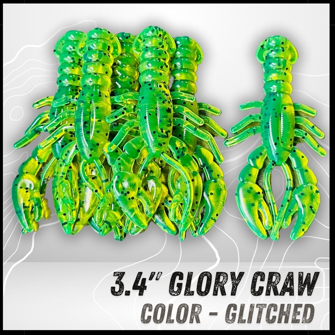 6PK 3.40" Epic Glory Craws