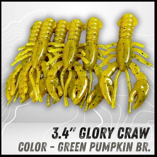 6PK 3.40" Epic Glory Craws