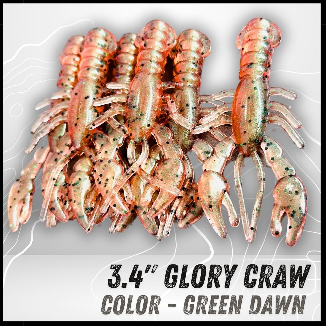 6PK 3.40" Epic Glory Craws