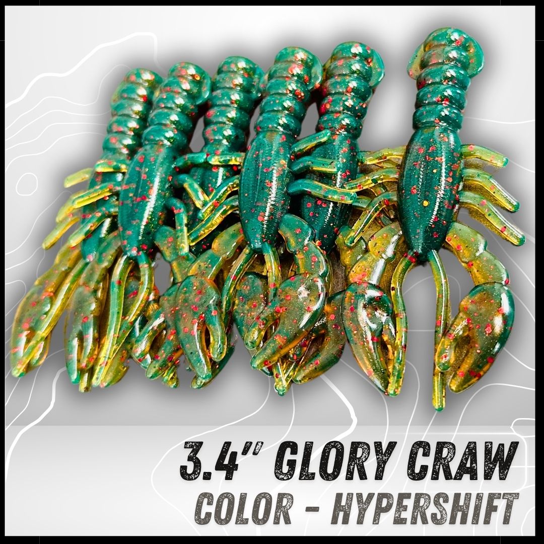 6PK 3.40" Epic Glory Craws