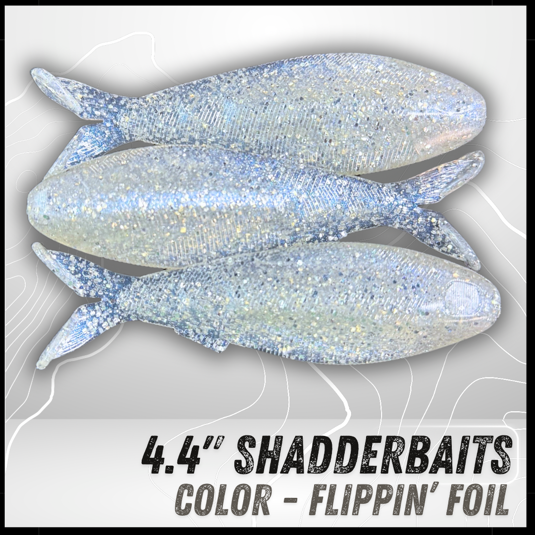 3PK 4.40" Epic Shadderbait Swimbaits