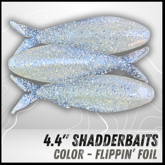 3PK 4.40" Epic Shadderbait Swimbaits