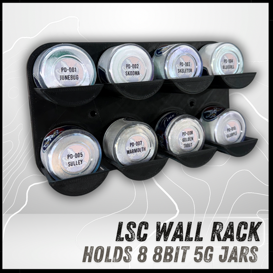 LSC 8BIT Wall Rack (8 Jar)