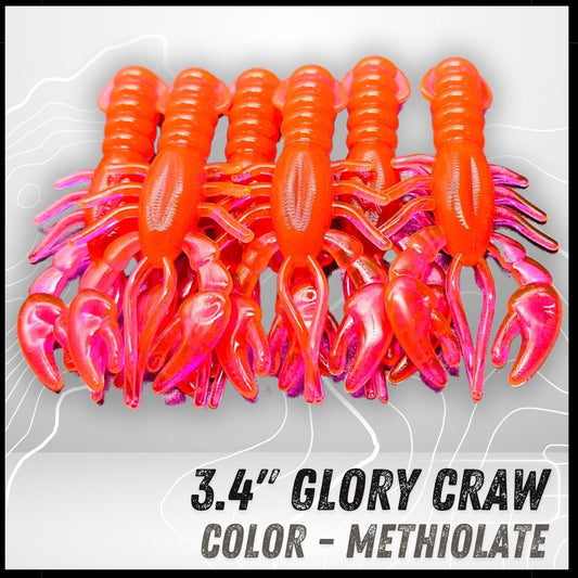 6PK 3.40" Epic Glory Craws