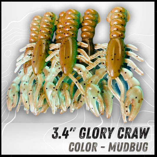 6PK 3.40" Epic Glory Craws